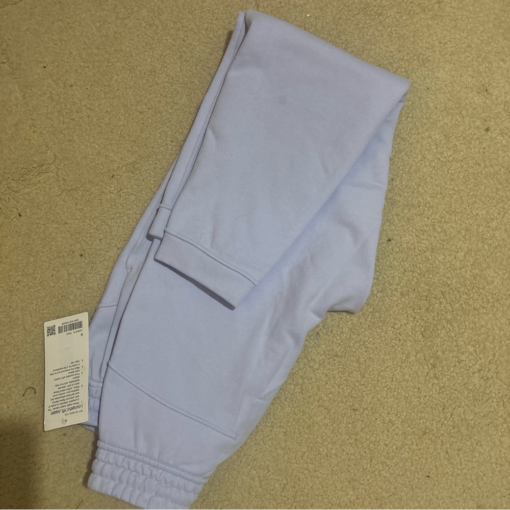 Lululemon Loungeful HR Joggers Pastel Blue NEW size 6